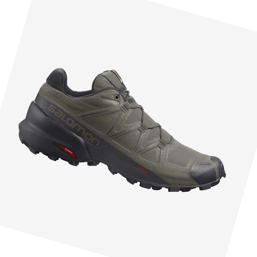 Salomon SPEEDCROSS 5 Erkek Patika Koşu Ayakkabısı Zeytin Yeşili | TR 3515AHK